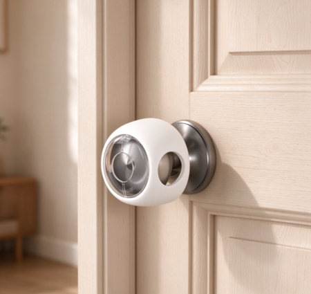 Silicone Protective Cover for Round Door Knobs – Child-Safety Lock Cover