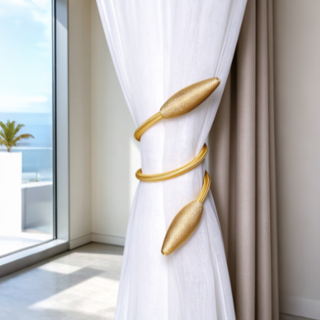 Affordable Luxury Gold Braided Curtain Tie-back