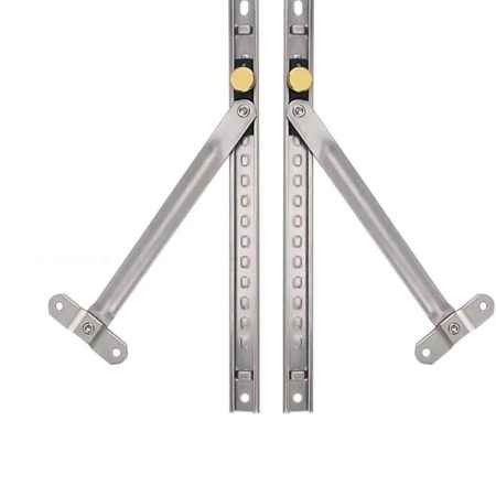 Stainless Steel Multi-Position Window Stay – Adjustable Angle Limiter for Outward-Opening Windows (Pair)