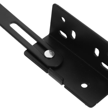 L-Shaped Black Window Limiter Bracket – Angle-Limiting Hardware for Casement Windows